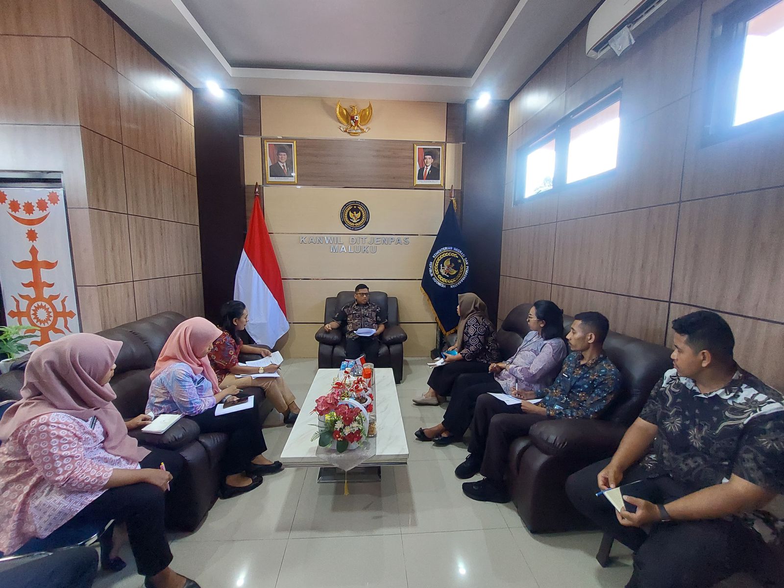 Rapat Tim Satops Patnal, Kakanwil Ditjenpas Maluku Tekankan Perketat Pengawasan dalam penyelenggaraan tugas dan fungsi (tusi) Pemasyarakatan Maluku