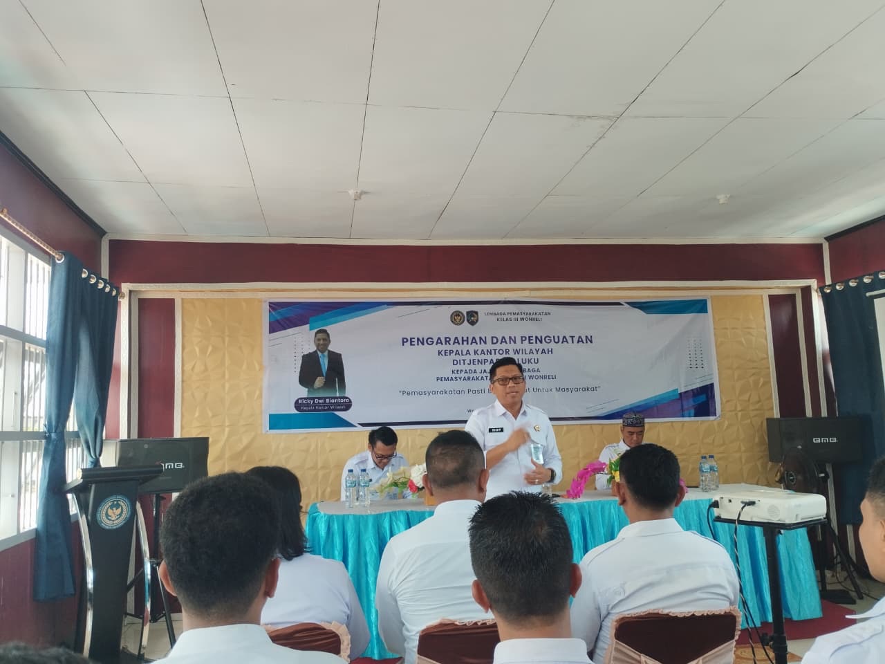 Kakanwil Ditjenpas Maluku Sambangi Lapas Wonreli Perkuat Peran dan Tugas Pemasyarakatan Maluku