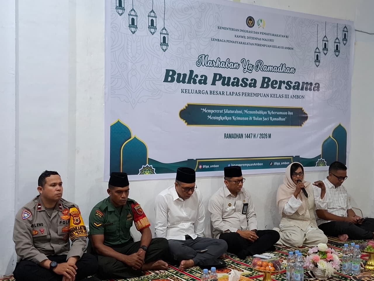 Safari Ramadhan di LPP Ambon Pererat Silaturahmi Pemasyarakatan dengan APH dan Stakeholder