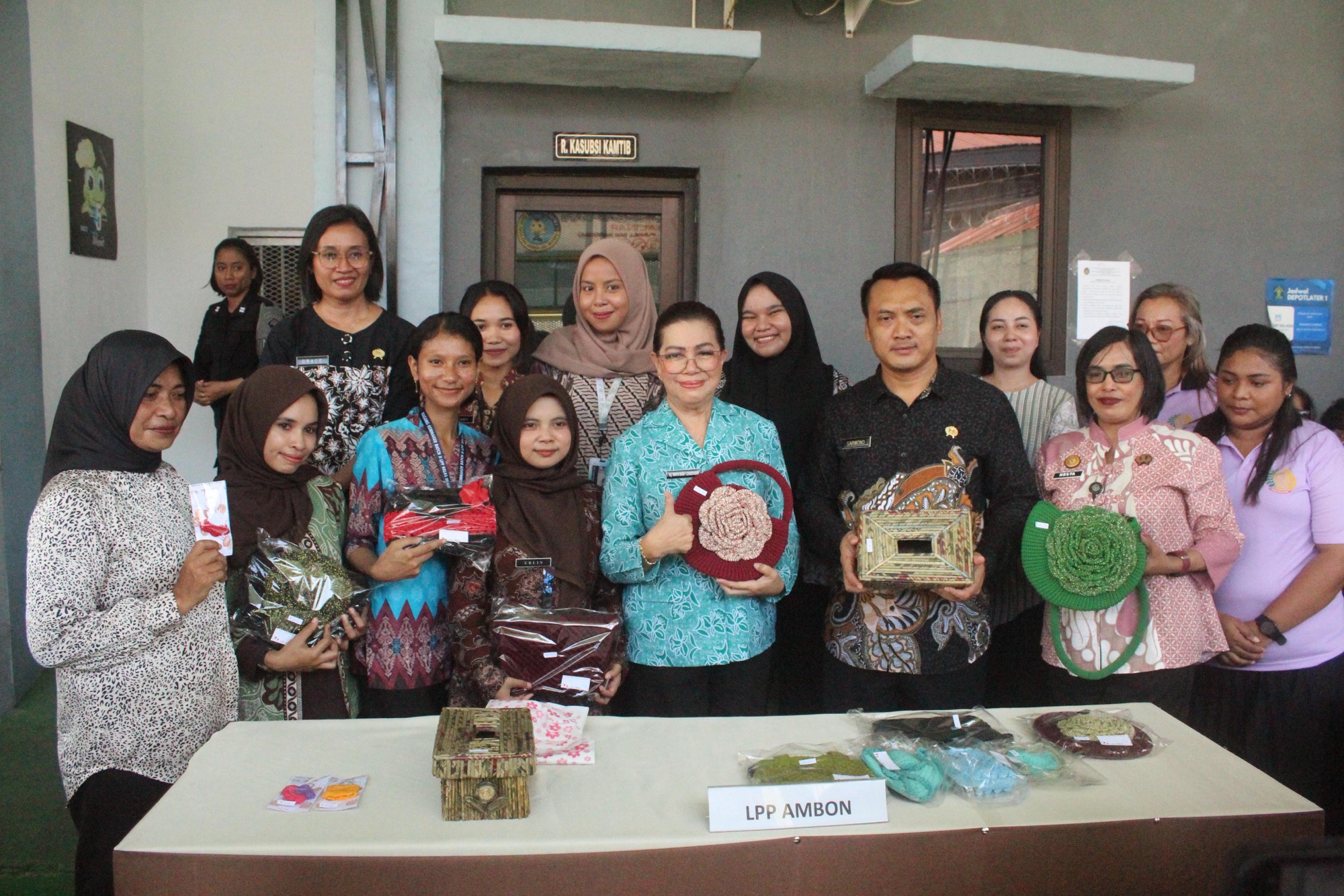 Kunjungan Ketua TP PKK Maluku ke LPP Ambon, Soroti Penguatan Pembinaan dan Pemberdayaan Warga Binaan