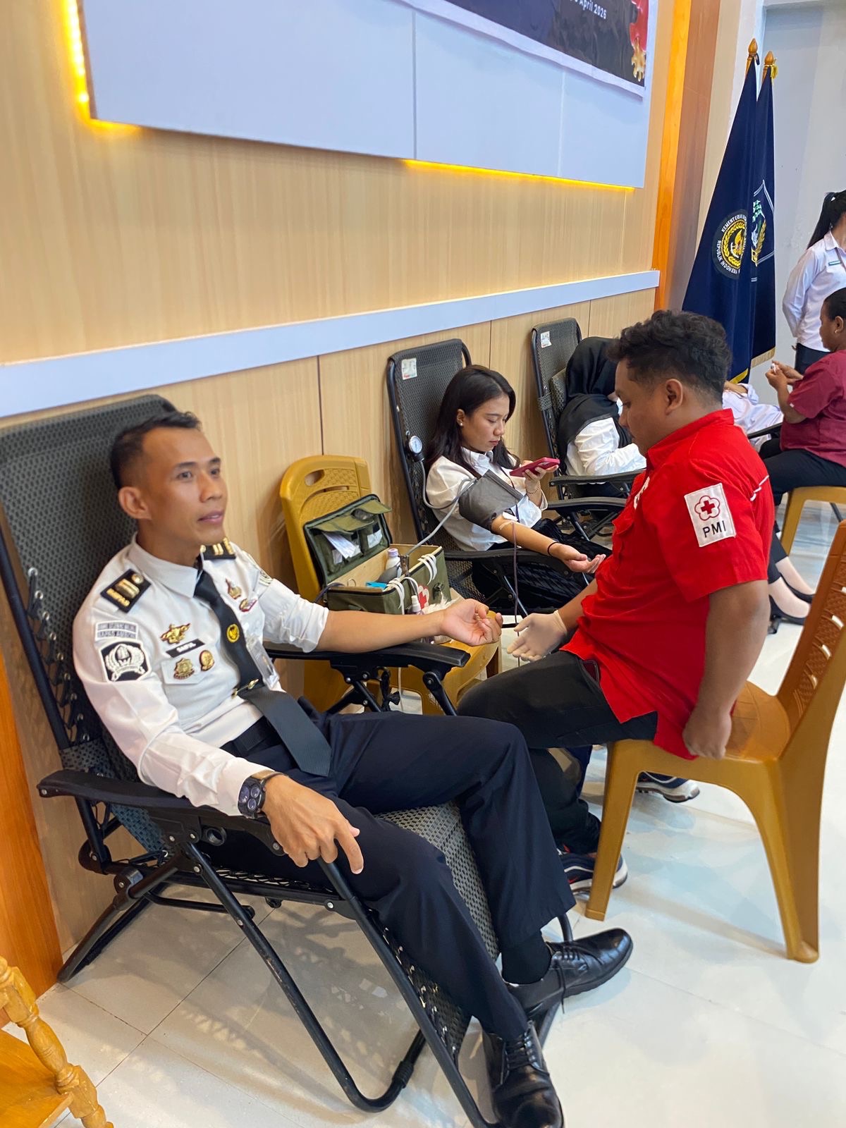 Aksi Sosial Hari Bhakti Pemasyarakatan ke-62, Pegawai Pemasyarakatan Sumbang puluhan Kantong Darah bagi yang membutuhkan