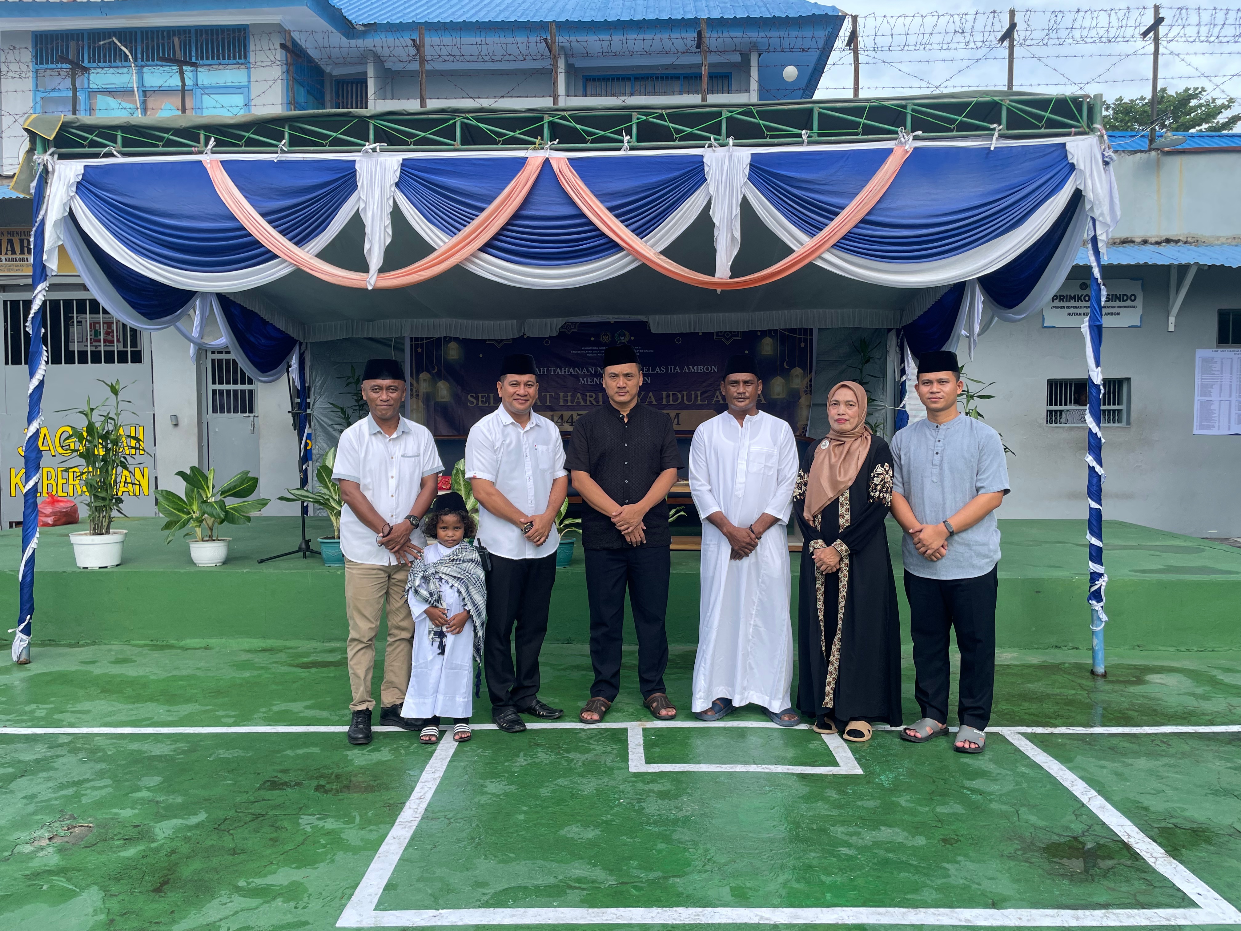 Pelaksanaan Idul Adha di UPT Pemasyarakatan Ambon Berjalan Tertib, Kanwil Ditjenpas Maluku Lakukan Pengawasan Langsung