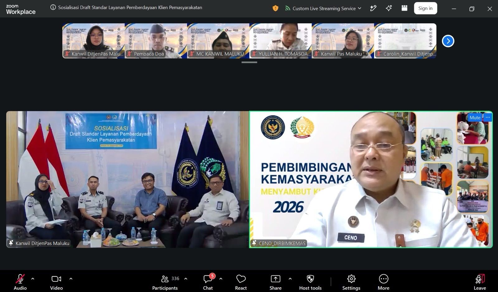 Kanwil Ditjenpas Maluku Perkuat Standar Pemberdayaan Klien Menuju Kemandirian Berkelanjutan