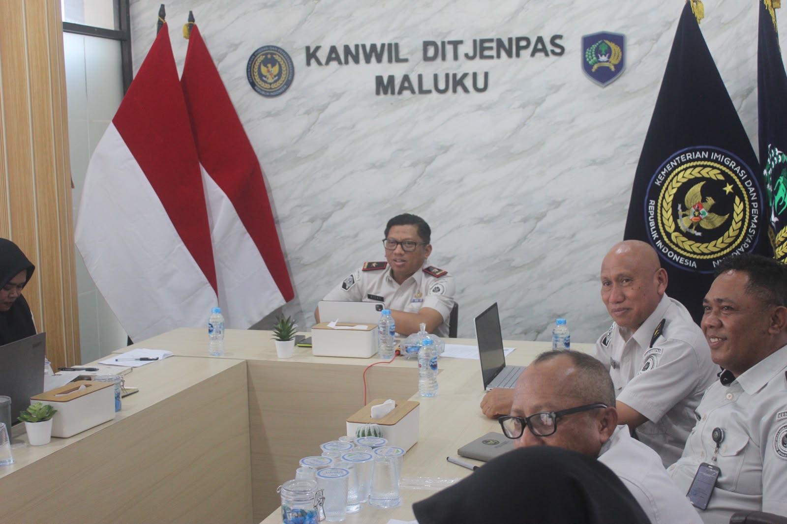 Kakanwil Ditjenpas Maluku Ricky Dwi Biantoro Matangkan Persiapan Rakor Bersama Para Kapokja