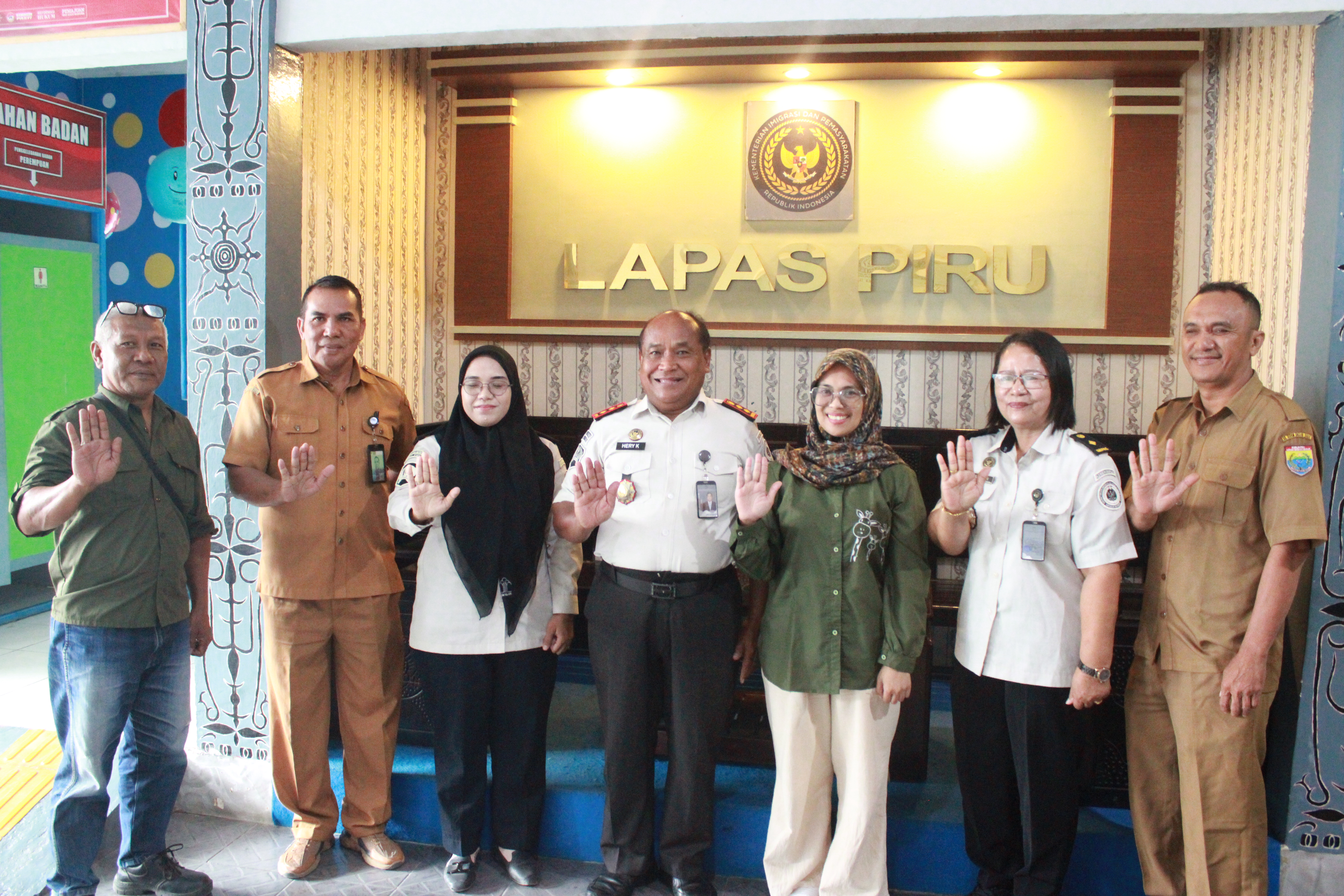 Lapas Piru Sambut Supervisi Terpadu Intervensi PPM dan TBC-HIV oleh Dinkes Provinsi Maluku dan Kabupaten SBB